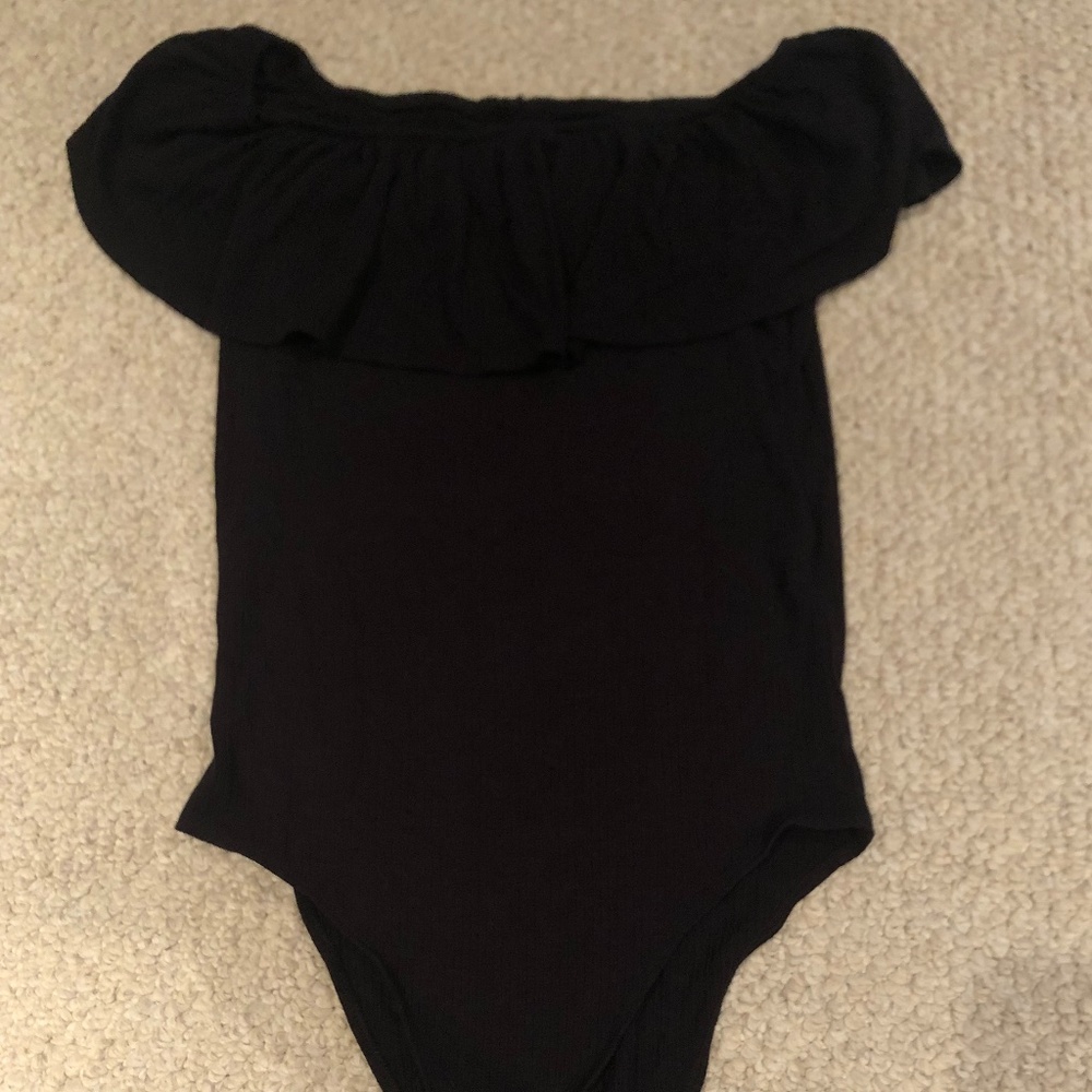 Black Abercrombie and Fitch Bodysuit